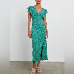 NEW Rails Dina Dress Green Speckled Small